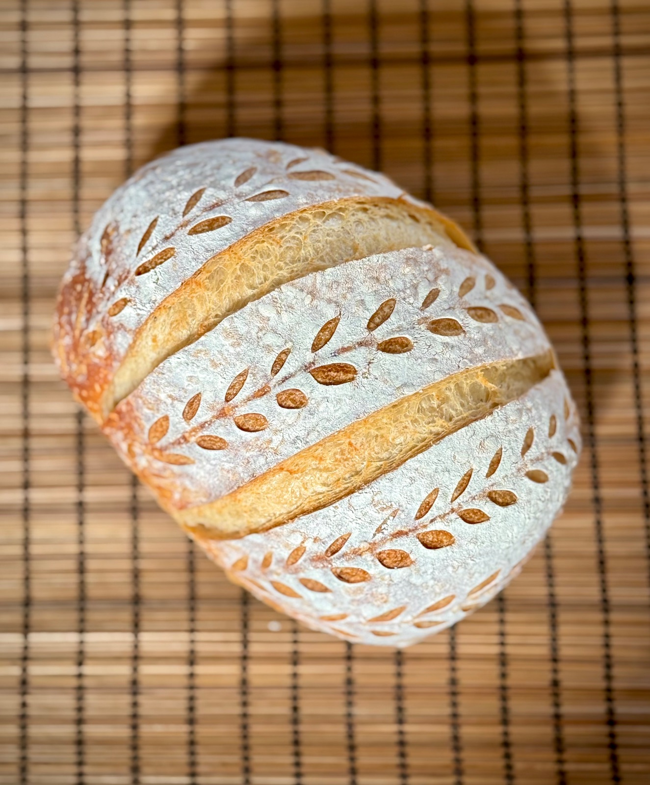 Sourdough packaging label — 100% Natural, No Sugar Added, No Preservatives